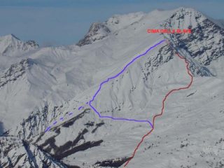 Itinerari alla Cima della Blave