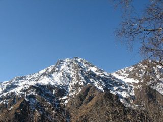 La nord del Barone da alpe Pennino.
