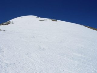 Pendio finale di salita