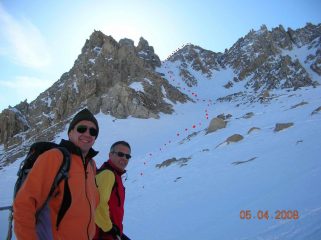 Il canale e la cresta finale