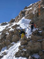 Il primo tratto della cresta finale