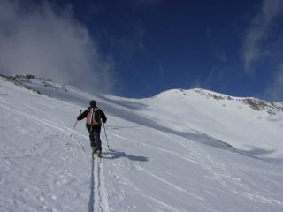 Arrivo in vetta