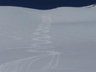 Farina poco sotto la cima