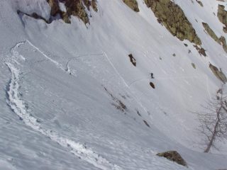 In salita verso il rifugio