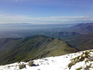 Lo spartiacque da percorrere in cresta