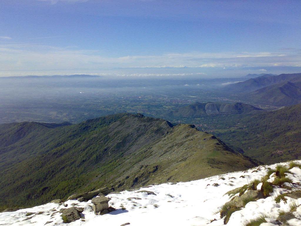 Lo spartiacque da percorrere in cresta