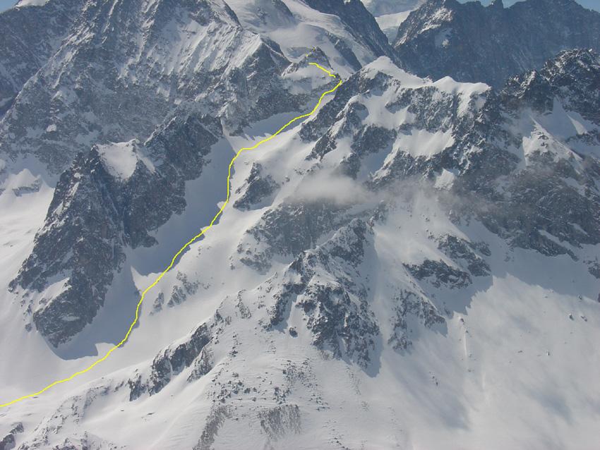 Itinerario al Pic d'Arsine dopo il Col d'Arsine