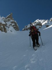 verso il tratto più ripido