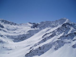 panorama sul colmet ed il vallone di salita
