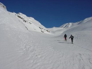 Salendo nella valletta del torrent du Galibier