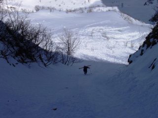 mari sale i primi metri del canale
