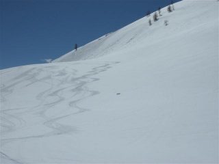 in discesa nella parte alta