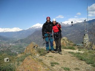 Eugenio ed Irina sulla sommità