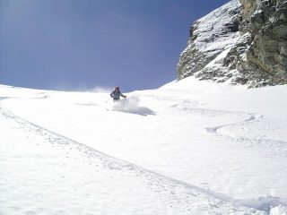 evoluzioni nella poudreuse