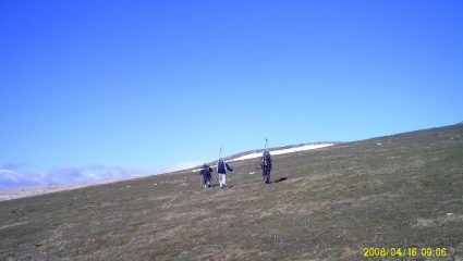 si cammina per raggiungere l'attacco