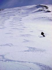 il pendio che guarda verso il Giassez