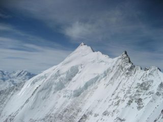 Weisshorn con le impressionanti seraccate 
