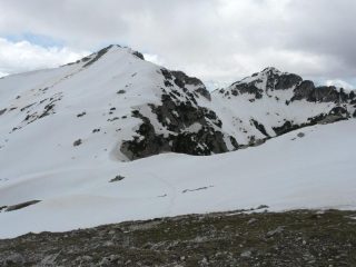 la cresta nord del monte capraro