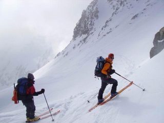 Scendendo dal Colle di Brocan