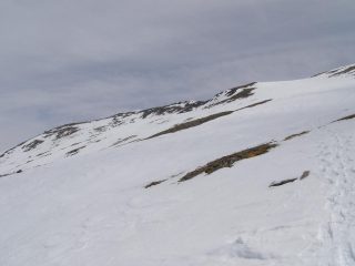 Pendii prima della cima