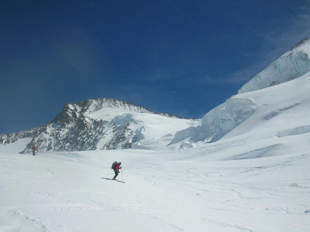 in discesa dal Gross Grunhorn