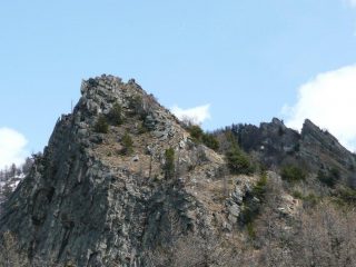 Granlà da Ovest, dietro i denti a circa 2000 m.