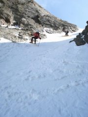 nella parte alta neve TECNICA