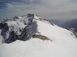 cresta sommitale con il Niblé sullo sfondo