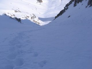 zona centrale del canale in farina