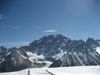 Vista su argentera (le ali della farfalla...)