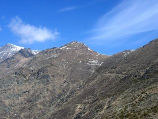 La vetta dall'alpe Cougnis