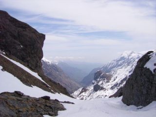 l'uscita dal canalone