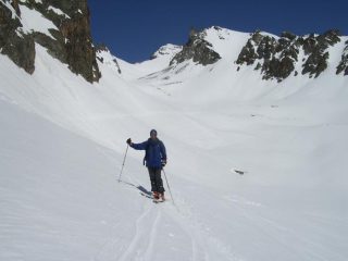 lo splendido vallone della discesa(con davanti alberto)