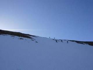 salita alla Tete de Pierre Muret