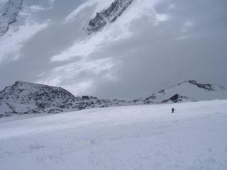discesa verso la finster.hutte