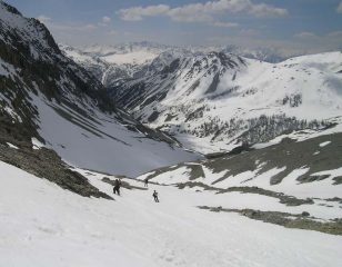 discesa dal colle