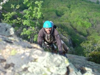 gianni, al debutto su una via di + tiri