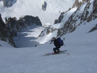 Discesa prima della parte stretta