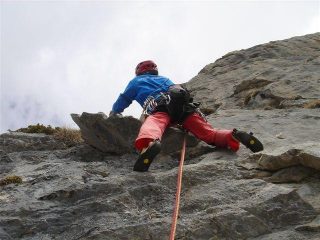 L'inizio dela quarta lunghezza