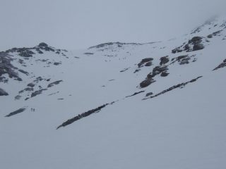 il canale......che porta alla cima