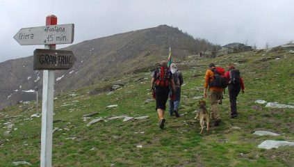 nel primo tratto di salita