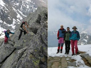 sulla cresta e in punta