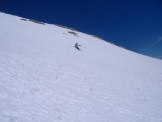 io sul pendio del 