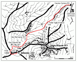 mappa itinerario