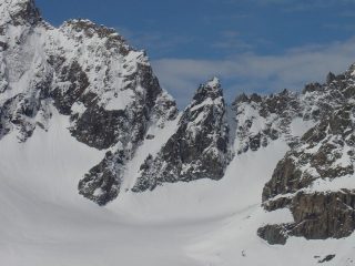 Il canale del Col de Coste Rouge