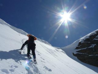 il breve tratto alpinistico