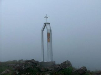 Caposaldo topografico in vetta al Monte delle Figne