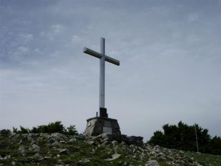 la Croce di vetta sul Carmo