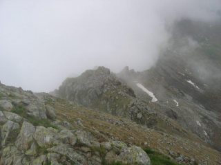 La cresta finale dal colle