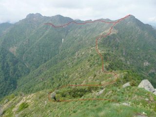 Percorso verso Gavala.